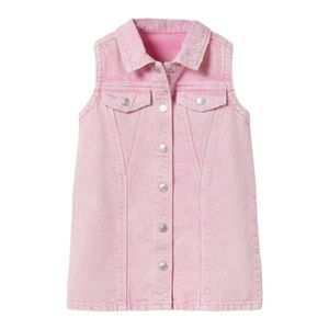 ZARA Kids | Fuchsia | SNAPS DENIM DRESS